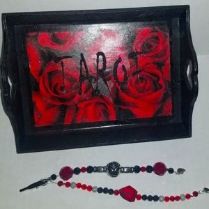 Rolling tray and clip